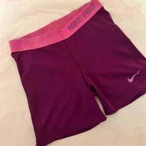 Nike pro biker shorts